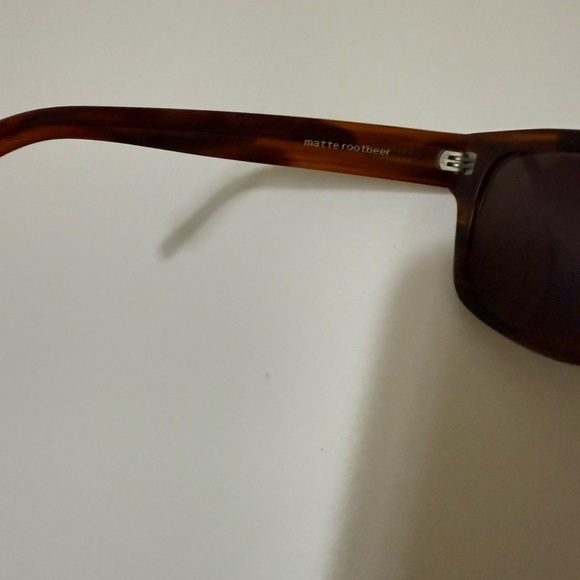RAEN Tortoise Sunglasses Garwood Matte RootBeer Brown with Leather Case - Picture 3 of 6